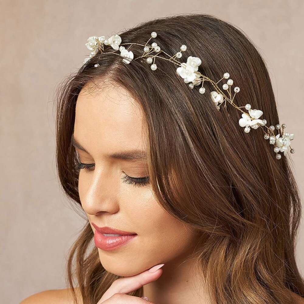 Floral Wire Headband/Belt